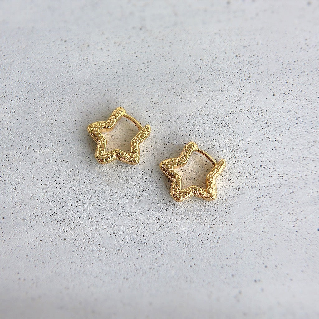 Twinkle Star Mini Hoops