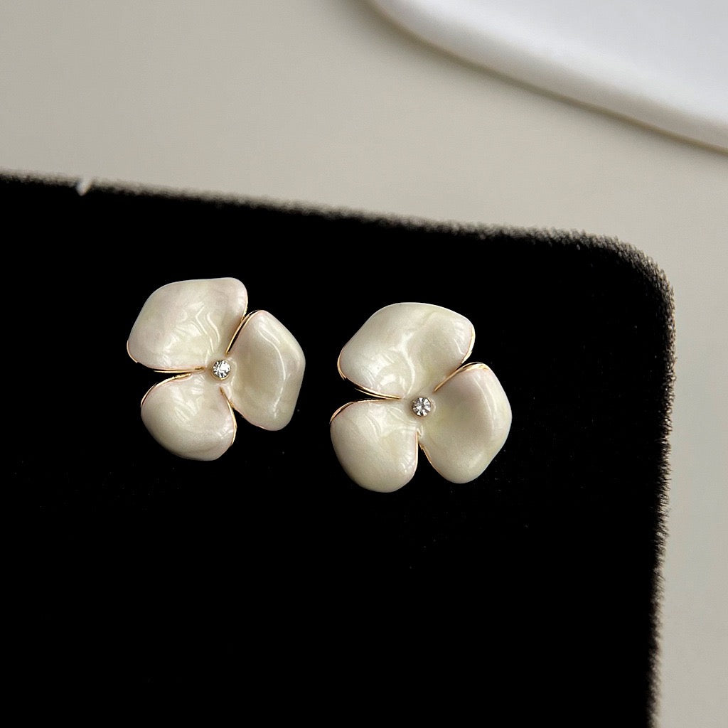 Enamel Blossom Studs