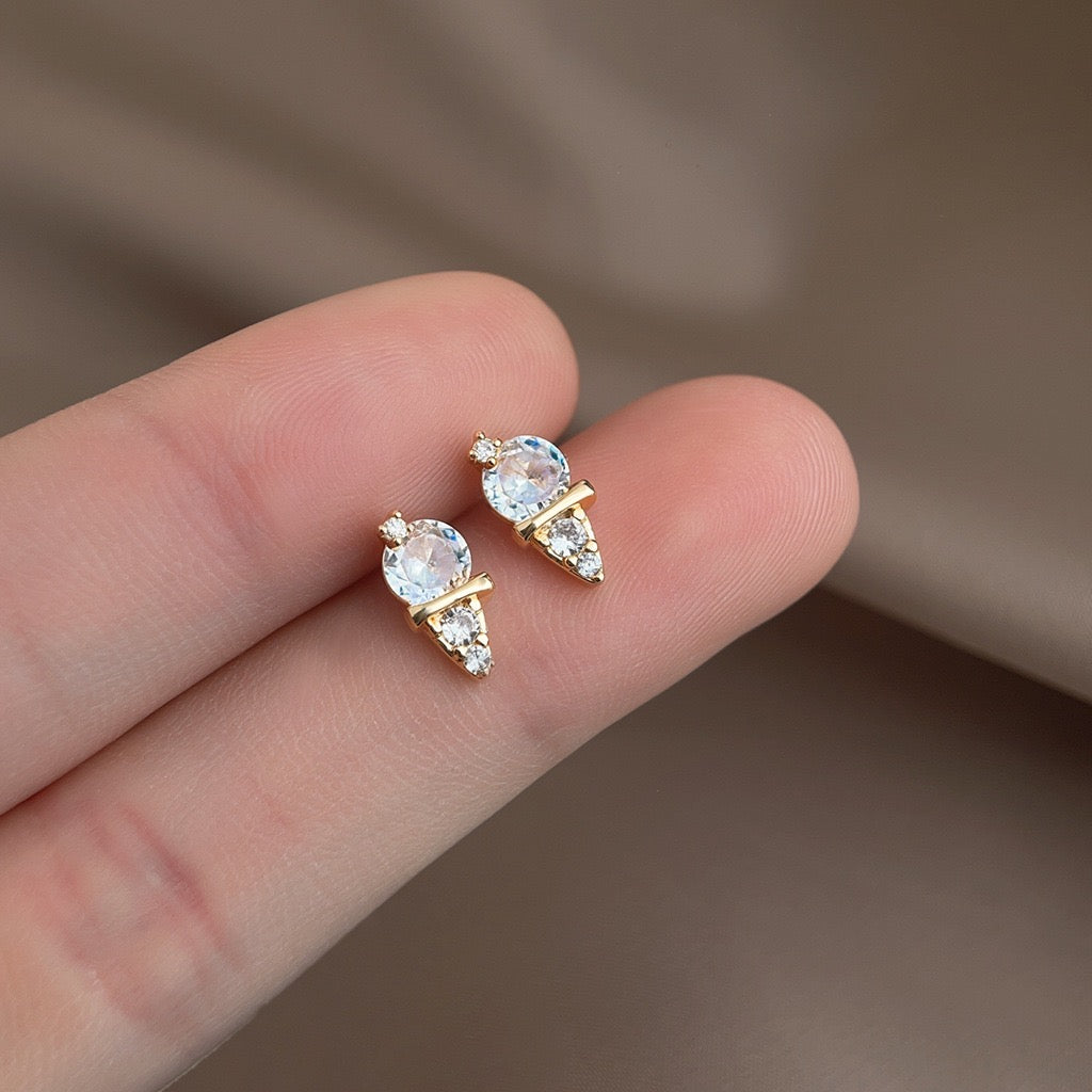 Mini Ice Cream Cone Earrings