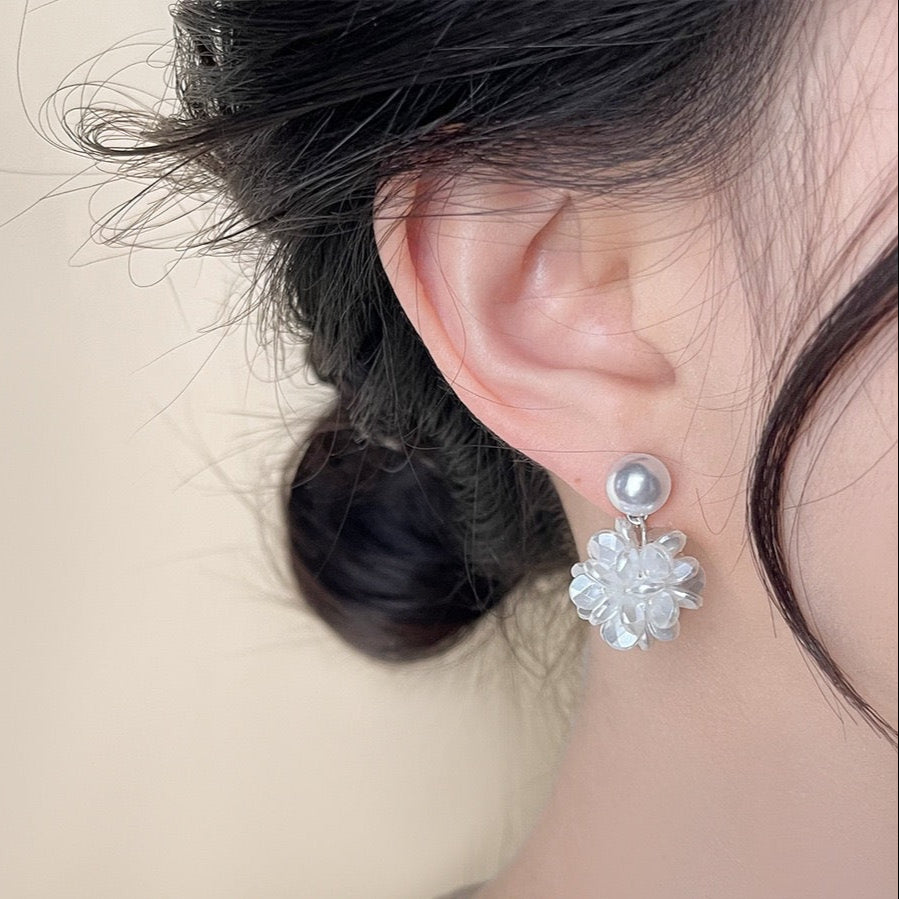 Hydrangea Bloom Earrings