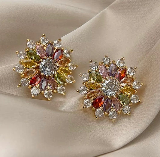 Aurora Bloom Statement Earrings