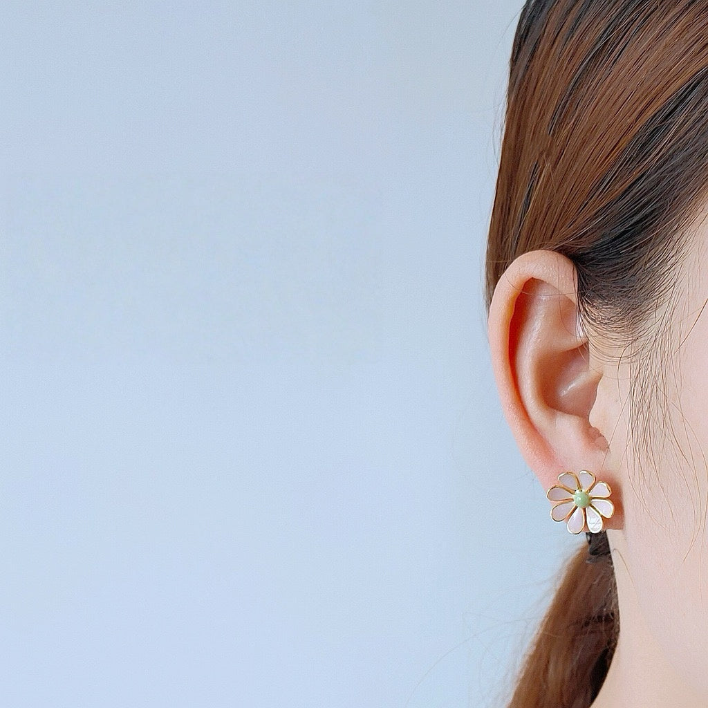 Daisy Enamel Studs