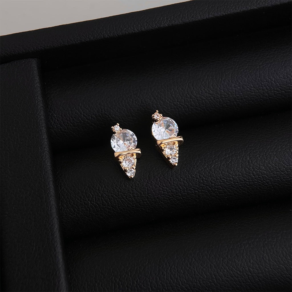 Mini Ice Cream Cone Earrings