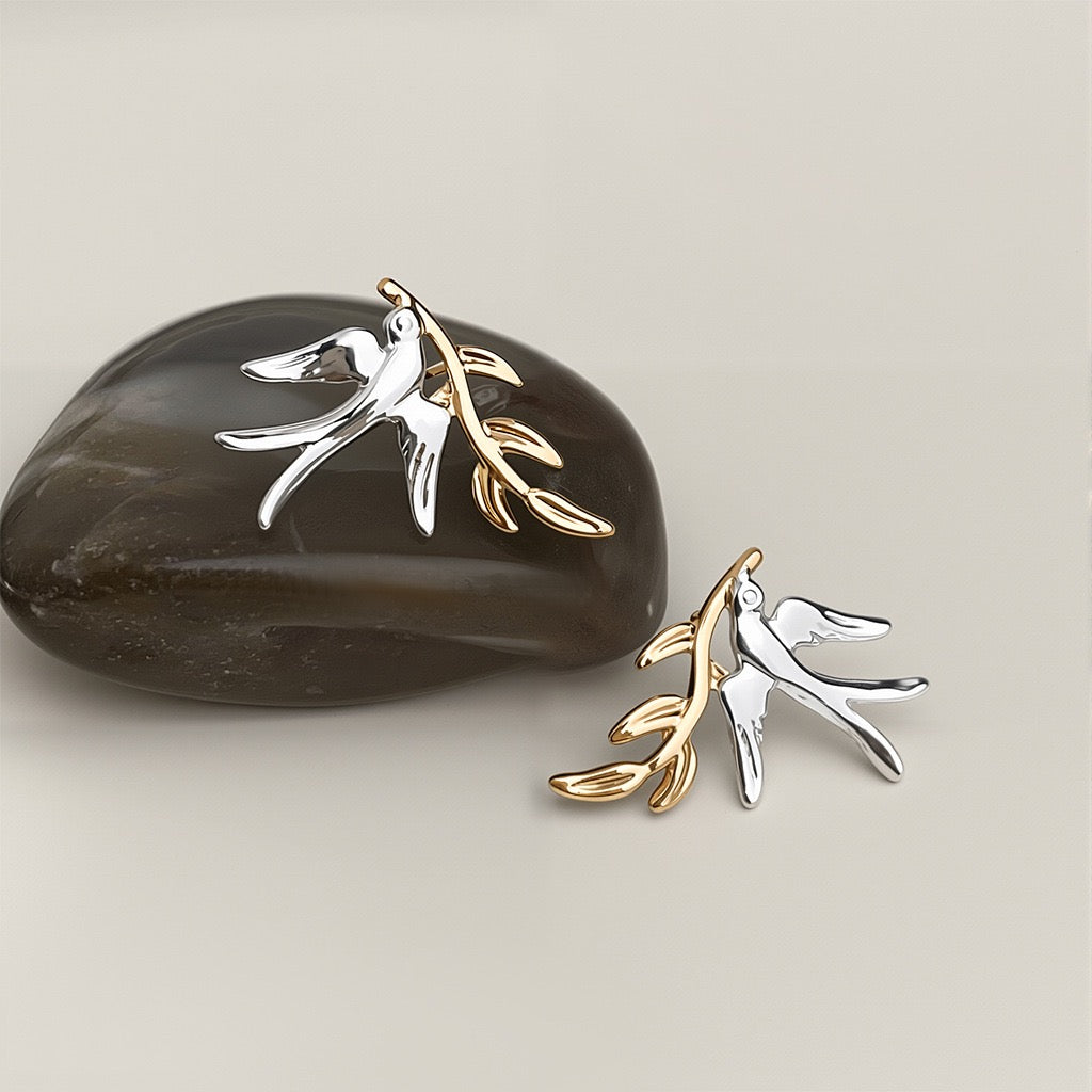 Soaring Olive Branch Earrings