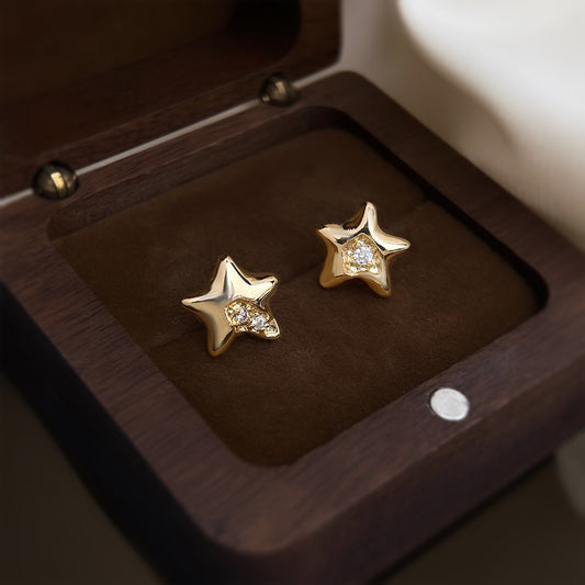 Golden Starburst Studs