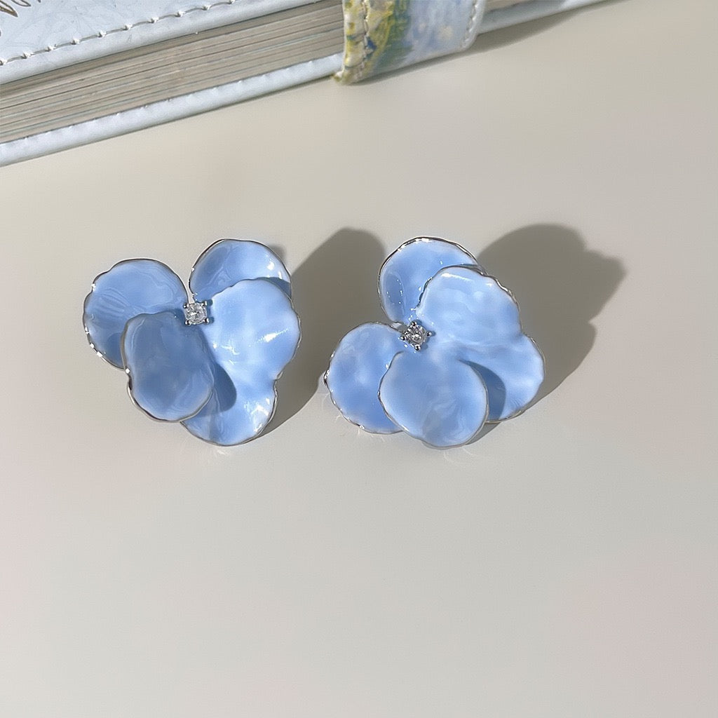 Petal Bloom Enamel Studs