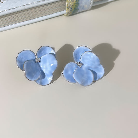 Petal Bloom Enamel Studs