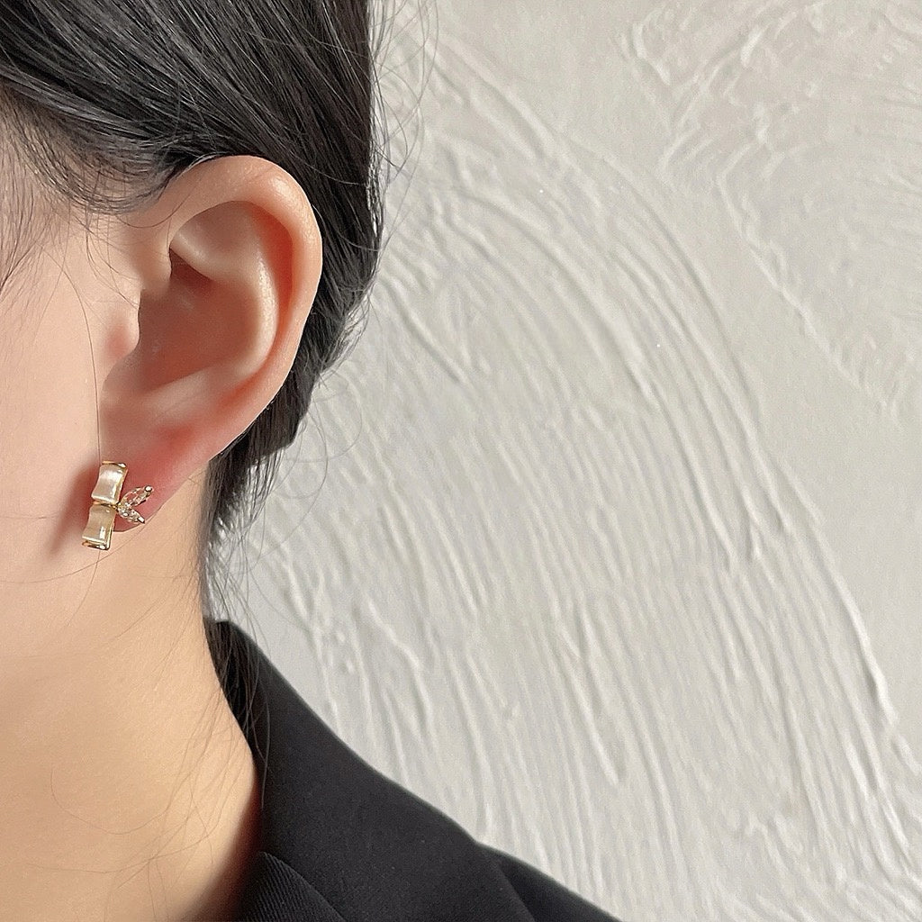 Bamboo Leaf Studs
