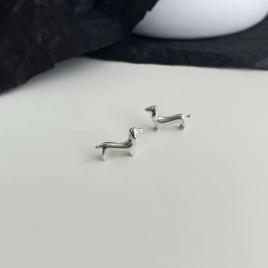 Dachshund Earrings | 925 Silver Posts