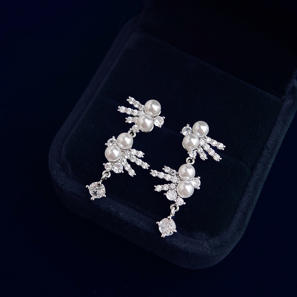 Starlight Comet Drop Earrings