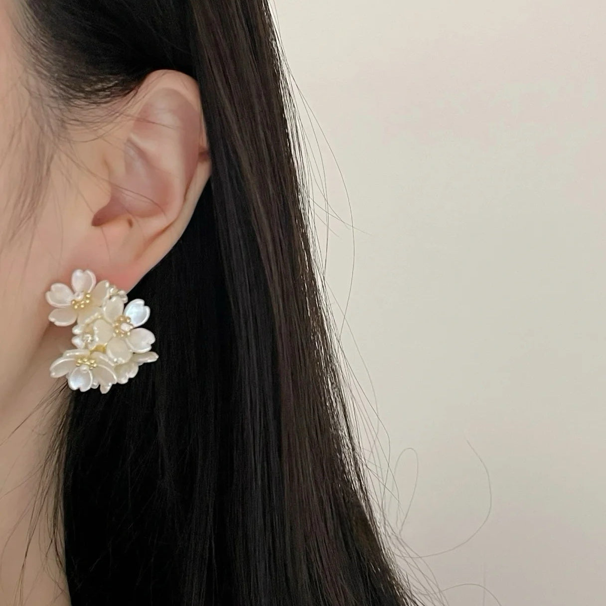 Floral Cascade Hoops